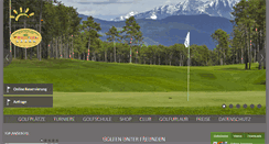 Desktop Screenshot of golfmieming.at